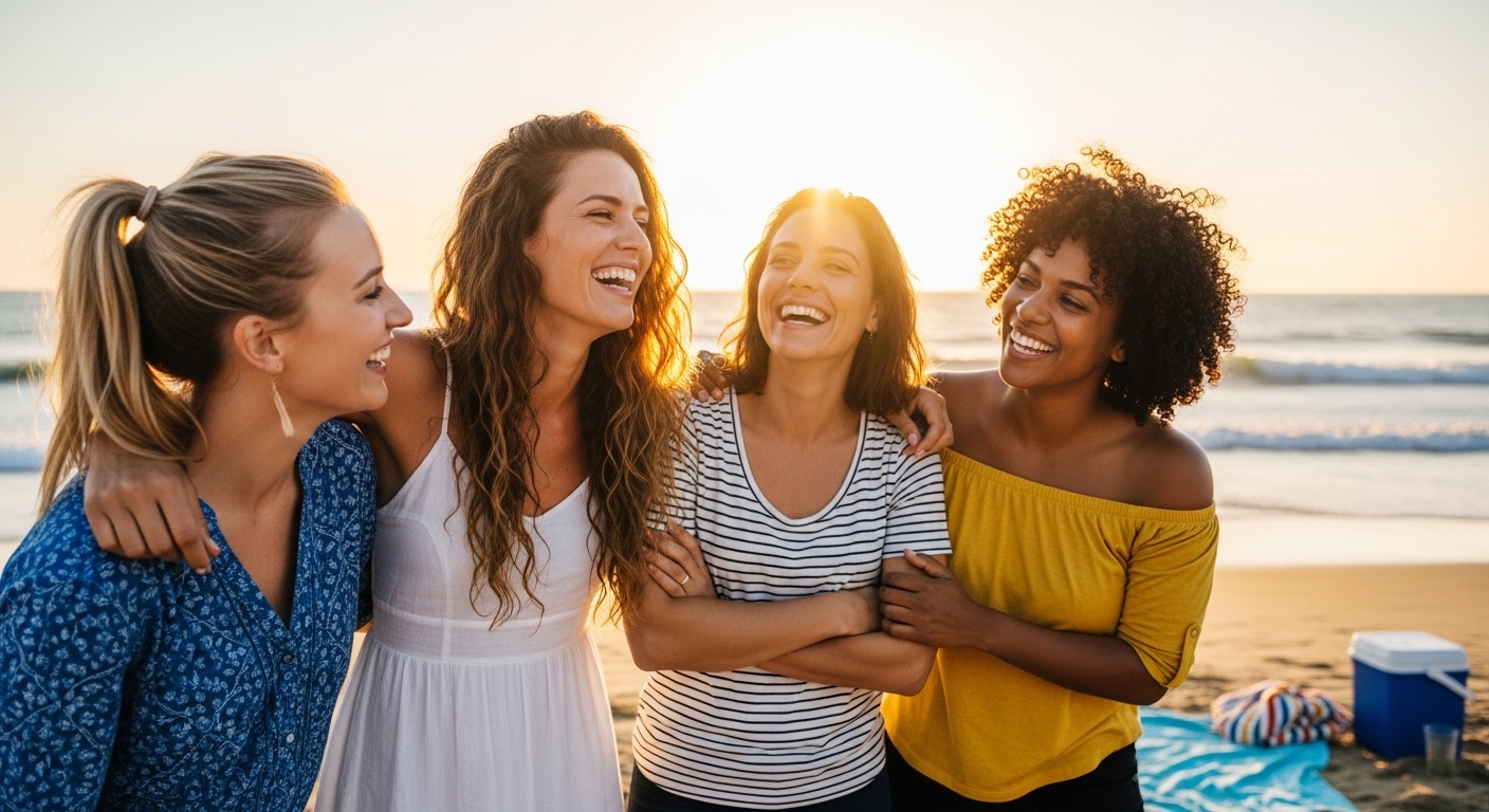 wanit dan rakan-rakan gembira