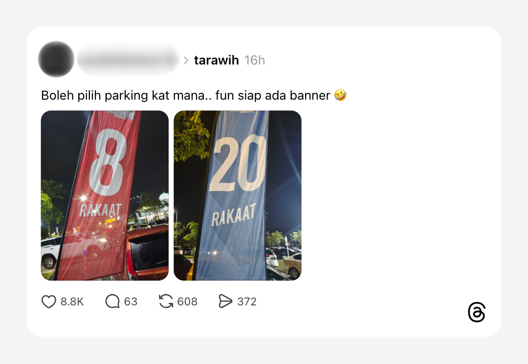 parkir khas rakaat