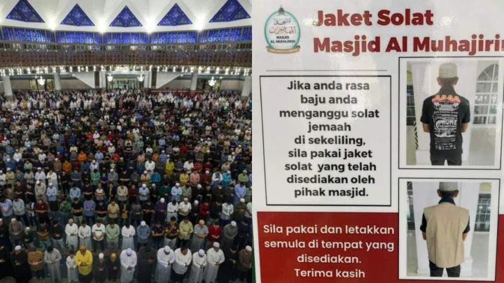 Masjid Sedia Jaket Elak Gangguan