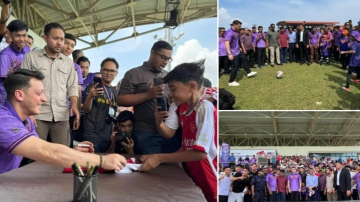 Mesut Ozil jumpa peminat
