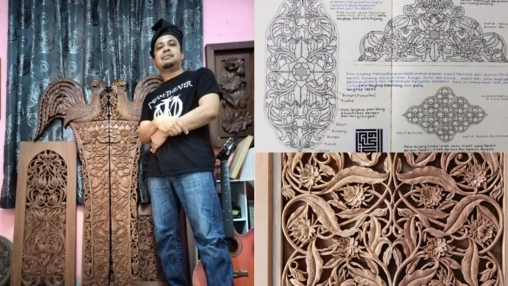 Berguru Dengan Tokoh Tersohor, Seni Ukiran Kayu Anak Besut Kini Bakal Jejak London