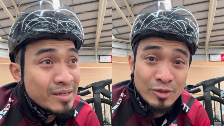 Azizulhasni Menangis