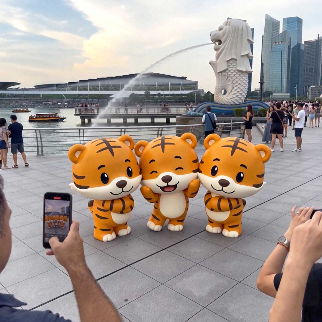 harimau tengah kota