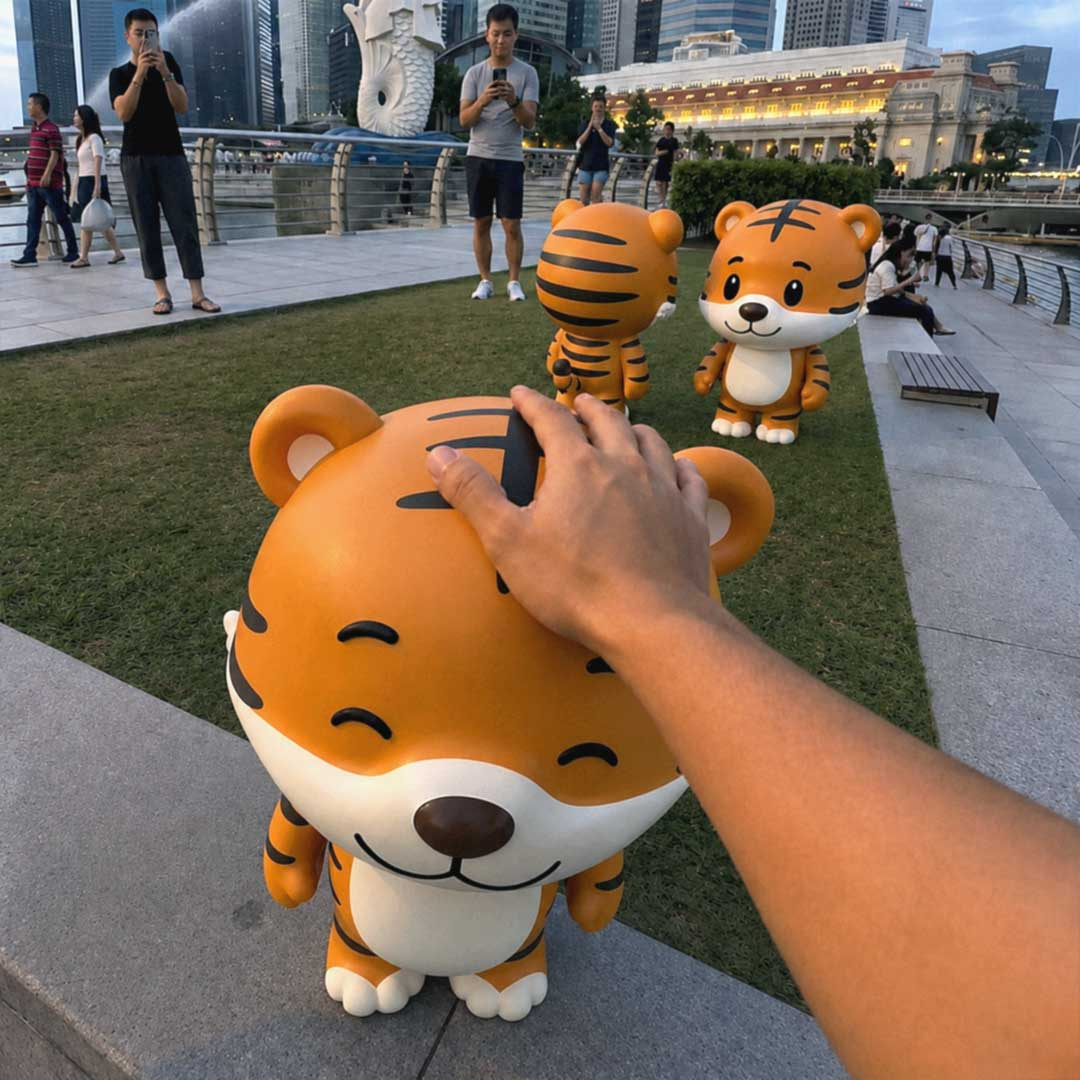 harimau tengah kota