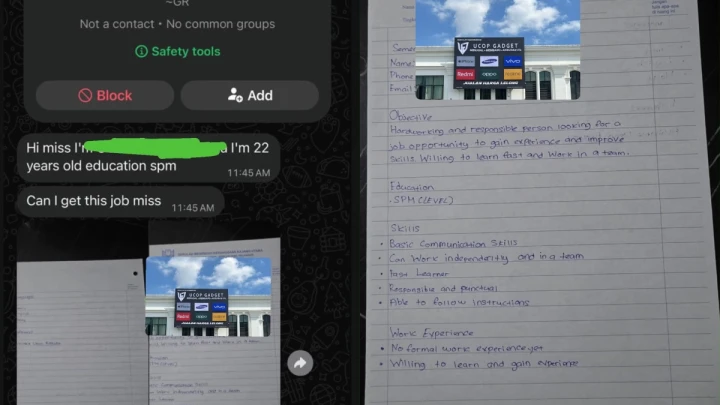 Tulis resume atas kertas kajang