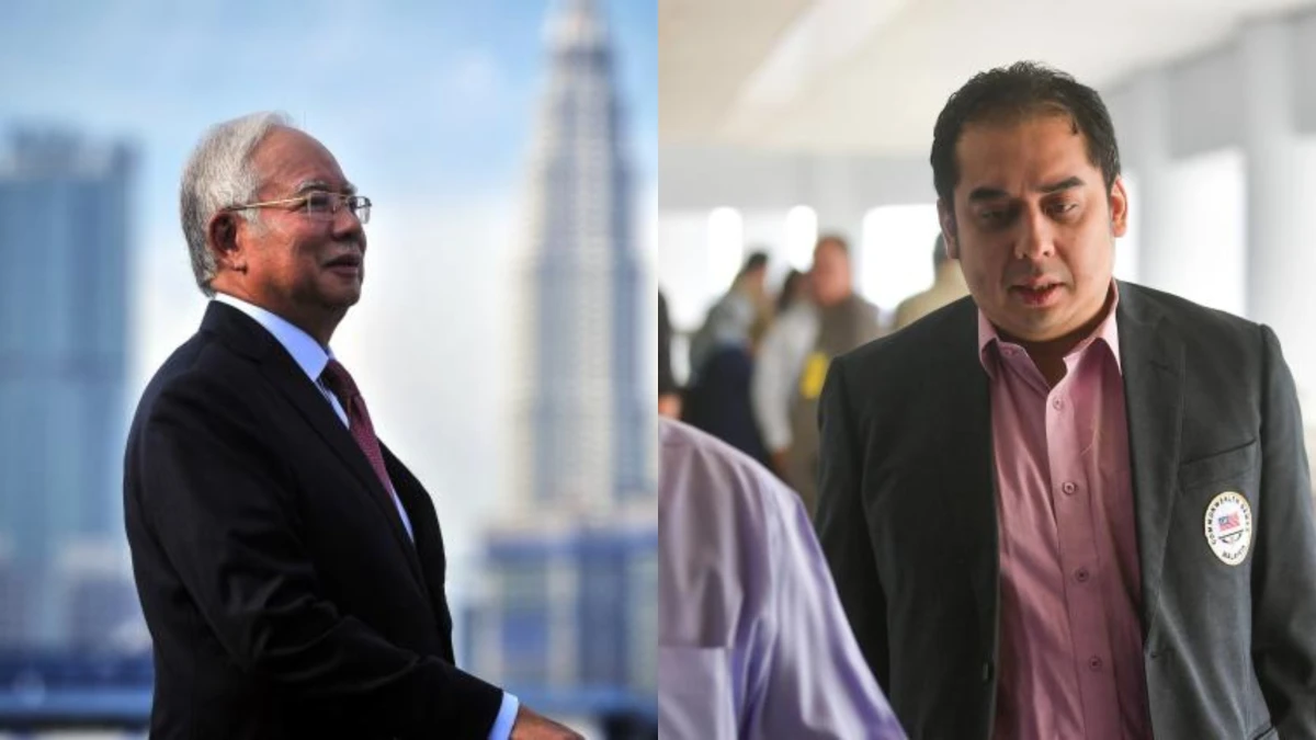 Photo: siakapkeli.my Najib Razak and son granted stay of bankruptcy in RM1.7b tax dispute