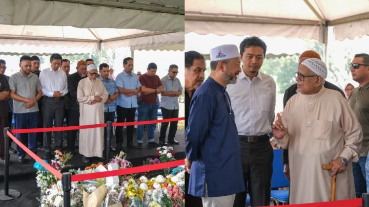 Abdul Hadi Ziarah Pusara Tun Hasmah