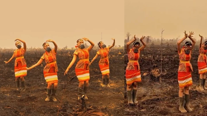 Tarian Kaum Dayak Kalimantan