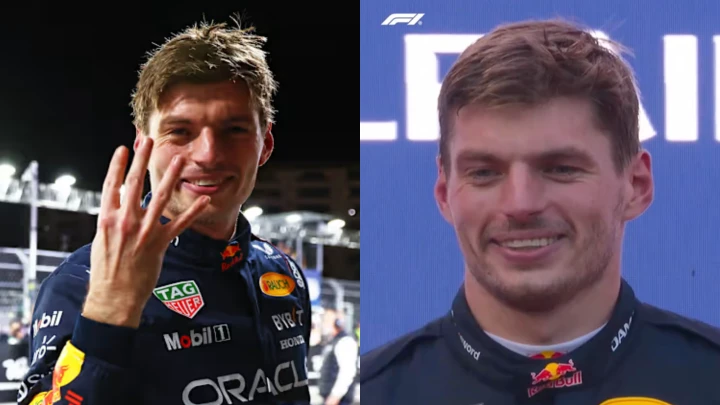 Max Verstappen Tersenyum Lebar