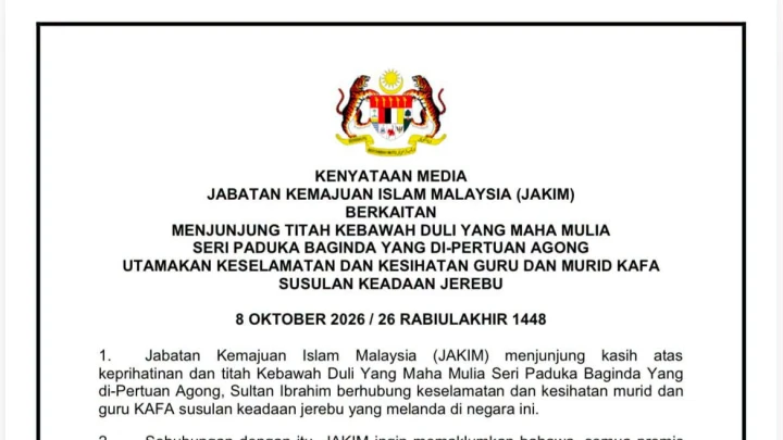 KAFA Ditutup JAKIM